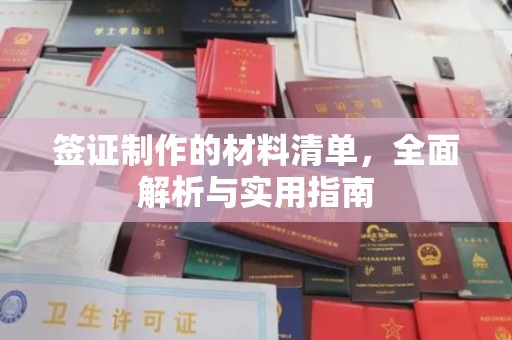 浪卡子签证制作的材料清单，全面解析与实用指南